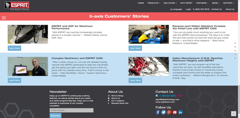 ESPRIT CAD/CAM Yazılımda Çığır Açacak Yeni Web Sitesini ve Markasını Piyasaya Sürüyor